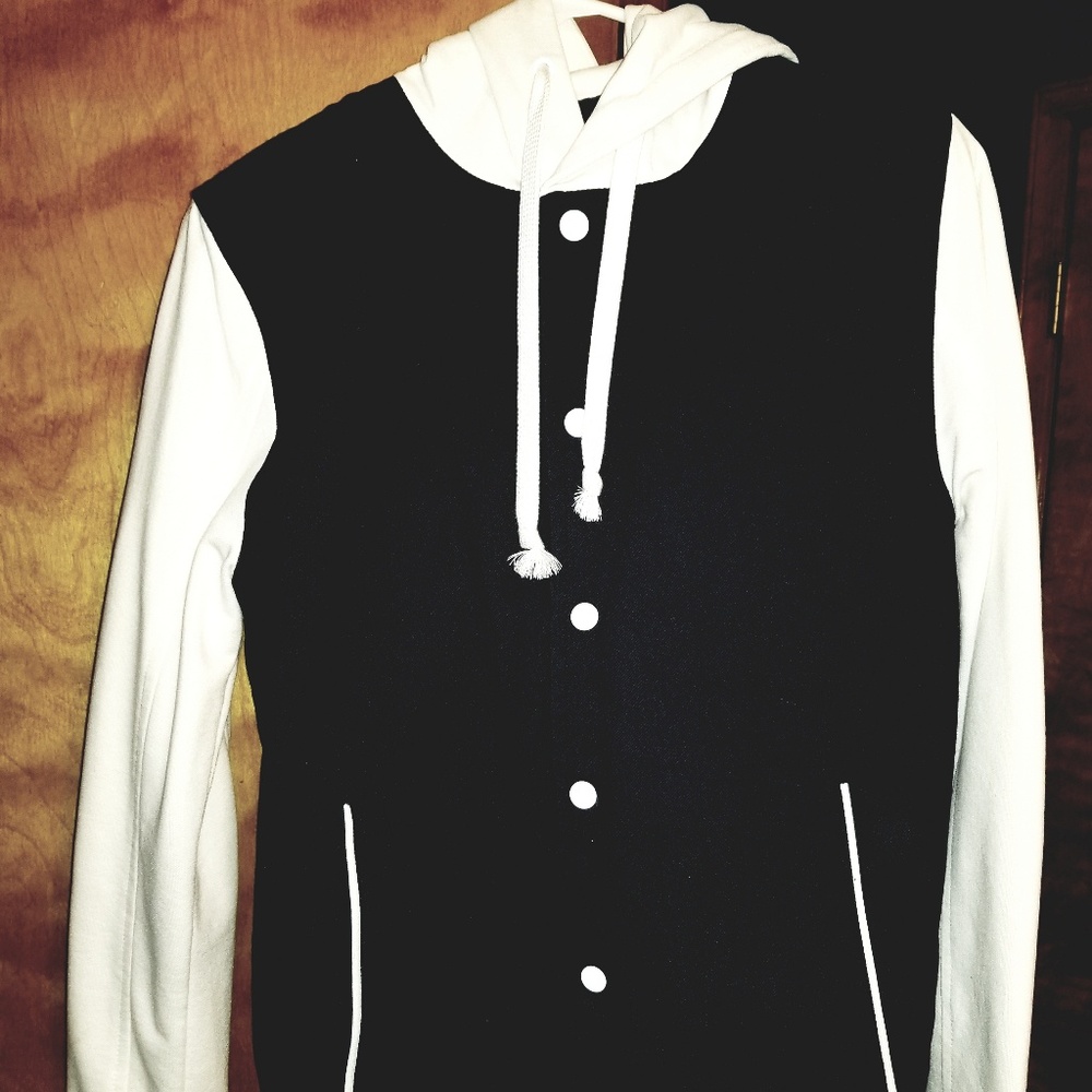 Asos Hooded Varsity Jacket